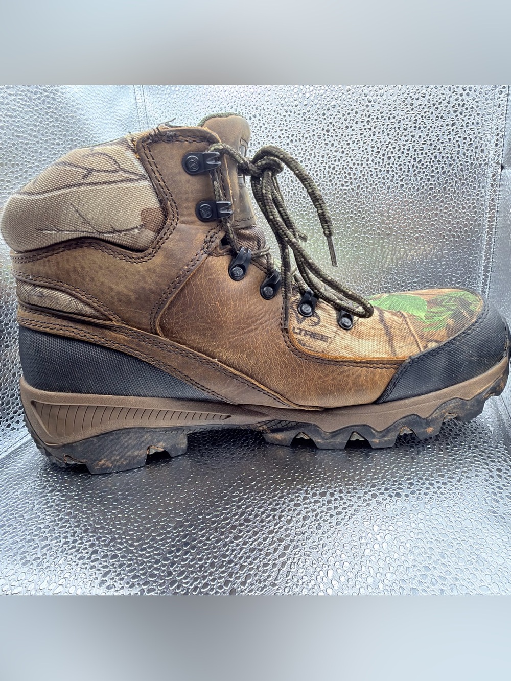 Rocky Men's Camouflage Hunting Boots - Green/Brown/Black - Picture 12 of 15